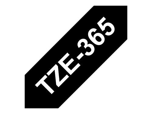 Brother TZe-365 - White on black - Roll (3.6 cm x 8 m) 1 roll(s) laminated tape - for P-Touch PT-3600, 530, 9200, 9400, 9500, 9600, 9700, 9800, P900, P950, P-Touch R RL-700
