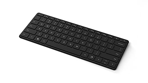 Microsoft Designer Compact - Keyboard - wireless - Bluetooth 5.0 - UK/Irish - matte black
