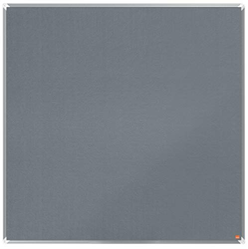 Nobo Premium Plus Grey Felt Notice Board 1200X1200Mm Dd