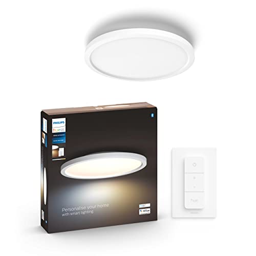 Philips Hue White ambiance Aurelle - Ceiling light panel - LED - 24.5 W - warm to cool white light - 2200-6500 K - round - white