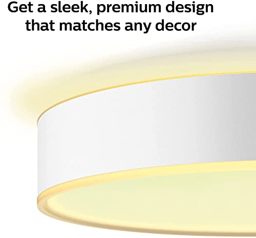 Philips Hue White ambiance Enrave Medium - Ceiling lamp - LED - 19.2 W - cool white/warm white light - 2200-6500 K - white