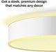 Philips Hue White ambiance Enrave Medium - Ceiling lamp - LED - 19.2 W - cool white/warm white light - 2200-6500 K - white
