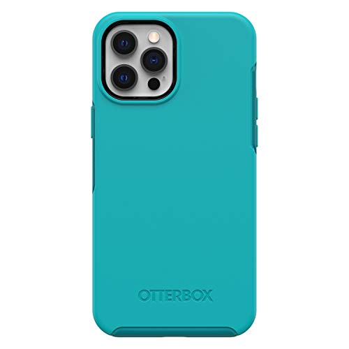 OtterBox Symmetry Series - Back cover for mobile phone - polycarbonate, synthetic rubber - rocky candy blue - for Apple iPhone 12 Pro Max