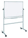 Best Value Bi-Silque QR0303Rotating Convenient Mobile Whiteboard, Hinged on both sides