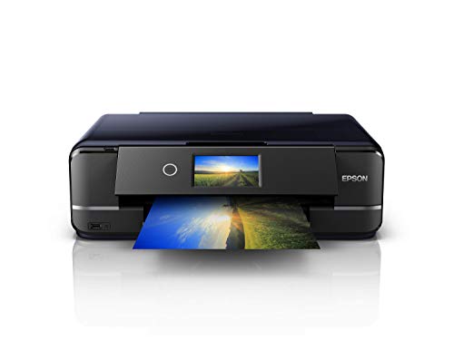 Epson Expression Photo XP-970 - Multifunction printer - colour - ink-jet - 216 x 297 mm (original) - up to 8.5 ppm (printing) - 100 sheets - USB 2.0, LAN, Wi-Fi(n), USB host