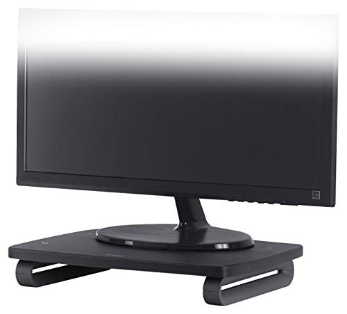 Kensington Monitor Stand Plus with SmartFit System - Monitor stand - black