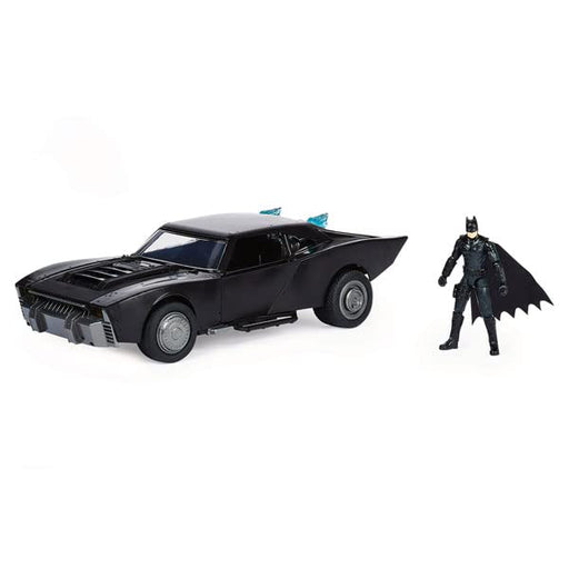 DC: The Barman - Batmobile + Batman 4in Action Figure Set (UK Only)
