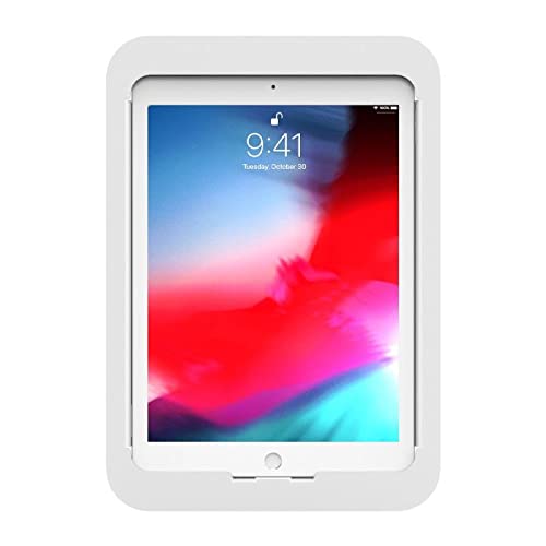Compulocks iPad 10.2 Lock And Security Case Bundle 2.0 White - Back cover for tablet - aluminium - white - 10.2" - for Apple 10.2-inch iPad (7th generation, 8th generation)