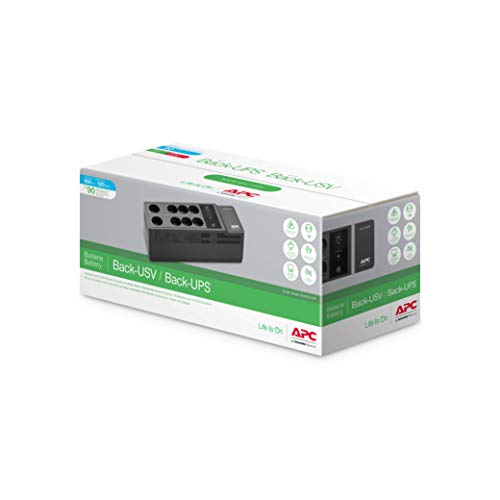APC Back-UPS BE850G2-FR - UPS - AC 220/230 V - 520 Watt - 850 VA - USB - output connectors: 8 - Belgium, France - black