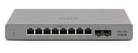 Cisco Meraki Go GS110-8 - Switch - Managed - 8 x 10/100/1000 + 2 x SFP (mini-GBIC) (uplink) - desktop, wall-mountable