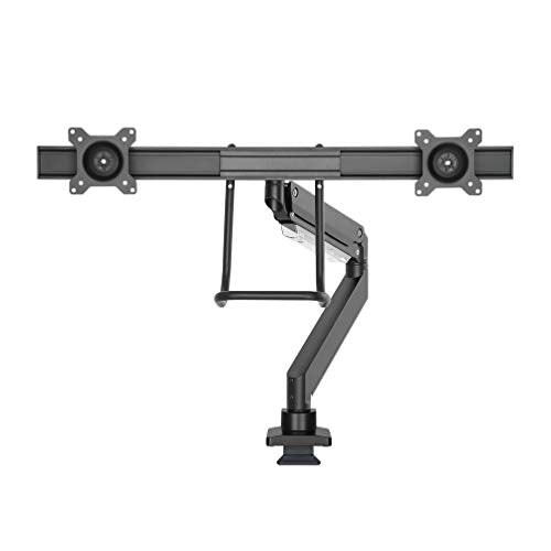 Neomounts by Newstar Select NM-D775DX - Mounting kit - for 2 LCD displays (full-motion) - black - screen size: 10"-32" - clamp mountable, grommet, desk-mountable