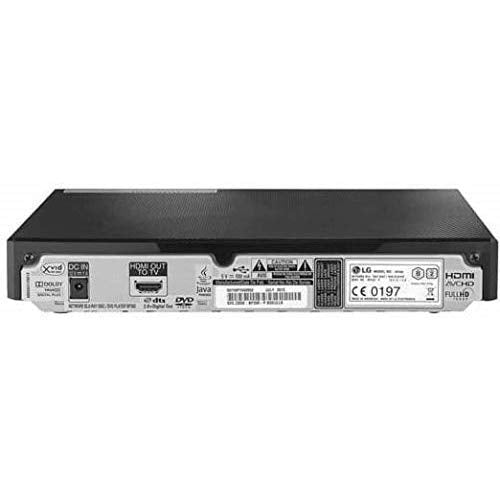 LG BP350 Smart Blu Ray and DVD Player Wireless Upscales to 1080p Playback and Sound DVD Blu Ray Dolby DTS HD and Dolby True HD Decoding 1xHDMI 1xUSB