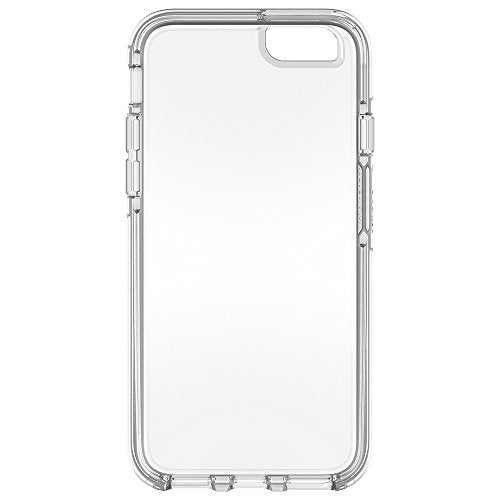 OtterBox Symmetry Series Clear - Back cover for mobile phone - polycarbonate, synthetic rubber - clear - for Apple iPhone 6, 6s