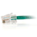 C2G Cat5e Non-Booted Unshielded (UTP) Network Patch Cable - Patch cable - RJ-45 (M) to RJ-45 (M) - 50 cm - UTP - CAT 5e - stranded, uniboot - green