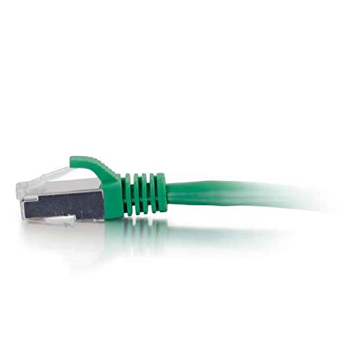 C2G Cat5e Booted Shielded (STP) Network Patch Cable - Patch cable - RJ-45 (M) to RJ-45 (M) - 10 m - STP - CAT 5e - molded - green