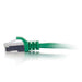C2G Cat5e Booted Shielded (STP) Network Patch Cable - Patch cable - RJ-45 (M) to RJ-45 (M) - 15 m - STP - CAT 5e - molded - green