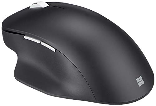 Microsoft Bluetooth Ergonomic Mouse - For Business - mouse - ergonomic - optical - 5 buttons - wireless - Bluetooth 5.0 LE - matte black