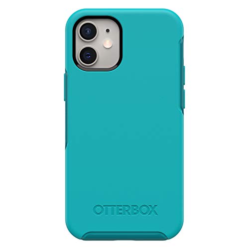 OtterBox Symmetry Series - Back cover for mobile phone - polycarbonate, synthetic rubber - rocky candy blue - for Apple iPhone 12 mini