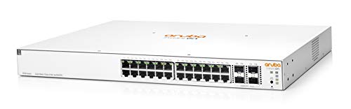 HPE Aruba Instant On 1930 24G Class4 PoE 4SFP/SFP+ 195W Switch - Switch - L3 - Managed - 24 x 10/100/1000 (PoE) + 4 x 1 Gigabit / 10 Gigabit SFP+ - rack-mountable - PoE (195 W)