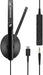 EPOS I SENNHEISER ADAPT SC 165 USB-C - SC 100 series - headset - on-ear - wired - 3.5 mm jack, USB-C - black - Certified for Skype for Business