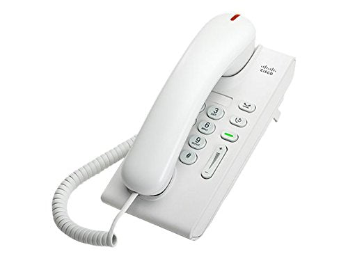 Cisco Unified IP Phone 6901 Slimline - VoIP phone - SCCP - arctic white