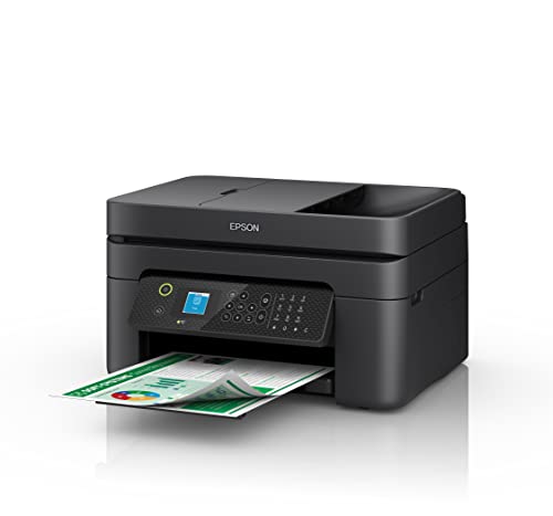 Epson WorkForce WF-2930DWF Print, Scan, Copy, Fax 5,760 x 1,440 DPI 33 pages/min Monochrome, 18 pages/min Colour. USB 2.0, Wireless LAN IEEE 802.11b/g/n, Wi-Fi Direct, Windows & Mac OS X