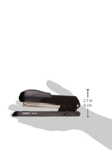 Best Value Rapid 23888200 K45 Classic Stapler, Ergonomic Metal Body, Full Strip, Black, 20 Sheet Capacity