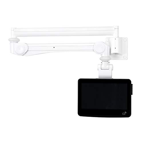 Newstar Medical Monitor Wall Mount (Full Motion gas spring) for 10"-27" Screen - GreyTilt and Turn (left and right) medical wall mount suitable for a screen between 10" and 27" and up to 3kg max weight. Height Adjustable (115-135cm).This model allows you to tilt your screen forward, turn the screen and adjust the height to choose the ideal viewing angle to suit your needs. - Mount suitable for VESA sizes: 75x75 and 100x100mm - Newstar have over 20 years experience providing high quality mounts t