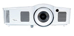 Optoma EH416e DLP 3D 1080p 4200 ANSI Lumens Desktop Projector 1920 x 1080 Resolution HDMI VGA Audio 3.5mm Jack USB A RS232 RJ45 White