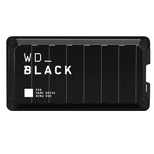 WD_Black P50 Game Drive SSD WDBA3S5000ABK - Solid state drive - 500 GB - external (portable) - USB 3.2 Gen 2x2 (USB-C connector)