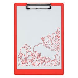 Best Value 5 x A4 Clipboards Red Rigid PVC 3227063