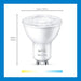 WiZ Whites - LED light bulb with reflector - shape: PAR16 - GU10 - 4.9 W (equivalent 50 W) - class A+ - warm white to daylight - 2700-6500 K