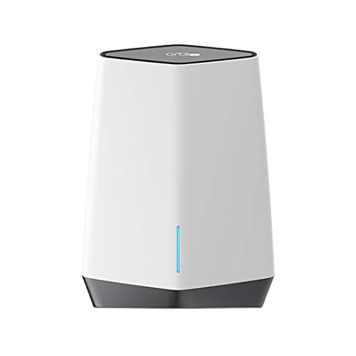 NETGEAR Orbi Pro SRS80 AX6000 WiFi 6 Tri-band Add-on Satellite - Wi-Fi range extender - 5 ports - GigE, 2.5 GigE - Wi-Fi 6 - 2.4 GHz (1 band) / 5 GHz (2 bands) - DC power