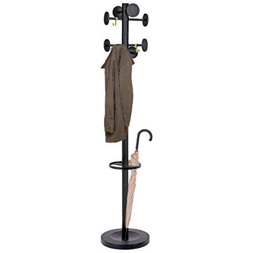 Best Value Alba Coat Stand, Metal, Black, One Size