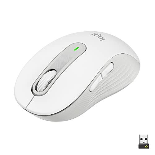Logitech Signature M650 RF Wireless Bluetooth Optical 5 Buttons 2000 DPI Mouse Off White