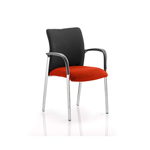 Academy Black Back Seat with Arms Tabasco Red