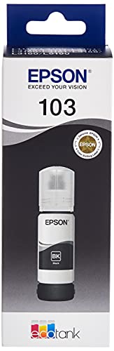 Epson 103 - 70 ml - black - original - ink refill - for EcoTank ET-3111, L1110, L3110, L3111, L3150, L3151, L3156, L3160