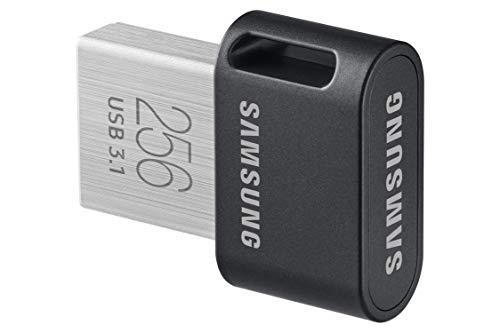 Samsung 256GB Fit Plus USB3.1 Black Flash Drive Read Speeds of up to 300MBs Write Speeds of up to 30MBs