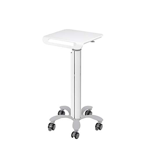NewStar Medical Mobile Stand for Laptop, Height Adjustable - Grey. Allows you to move your workplace between rooms and also get optimal positioning for both standing and seated users. The cart is easily height adjustable from 80 to 105 centimetres. Maximum 8kg combined weight - Newstar have over 20 years experience providing high quality mounts to suit a wide variety of needs, which include the mounting of screens, tablets, projectors, laptops and PCs.  One thing that remains the same across our