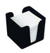 Best Value Deflecto CP053YTBLK CuBic Note Block & Holder - Black