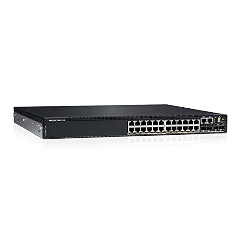 Dell EMC PowerSwitch N3200-ON Series N3224PX-ON - Switch - L3 - Managed - 24 x 10/100/1000/2.5G/5G/10GBase-T (PoE++) + 4 x 25 Gigabit SFP28 + 2 x 100 Gigabit QSFP28 - front to back airflow - rack-mountable - PoE++ - CAMPUS Smart Value