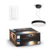 Philips Hue White ambiance Enrave - Pendant lamp - LED - 33.5 W - warm to cool white light - 2200-6500 K - black