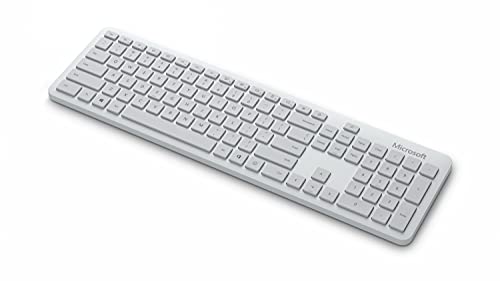 Microsoft Bluetooth Desktop - Keyboard and mouse set - wireless - Bluetooth 4.0 - UK - Glacier