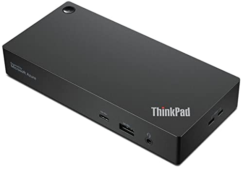 Lenovo ThinkPad Universal Thunderbolt 4 Smart Dock - Docking station - Thunderbolt 4 - HDMI, 2 x DP, Thunderbolt - GigE - 135 Watt - for ThinkPad T15p Gen 2, X1 Carbon Gen 9, X1 Extreme Gen 4, X1 Yoga Gen 6, X13 Gen 2
