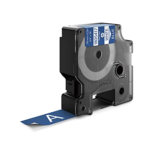 RHINO 19 mm vinyl white on Blue