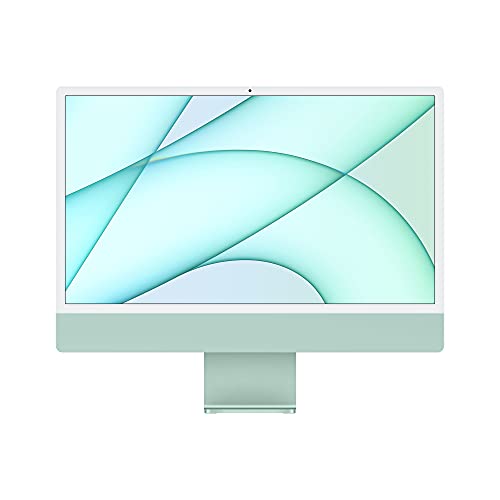 Apple iMac with 4.5K Retina display - All-in-one - M1 - RAM 8 GB - SSD 256 GB - M1 7-core GPU - WLAN: Bluetooth 5.0, 802.11a/b/g/n/ac/ax - macOS Big Sur 11.0 - monitor: LED 24" 4480 x 2520 (4.5K) - keyboard: UK - green