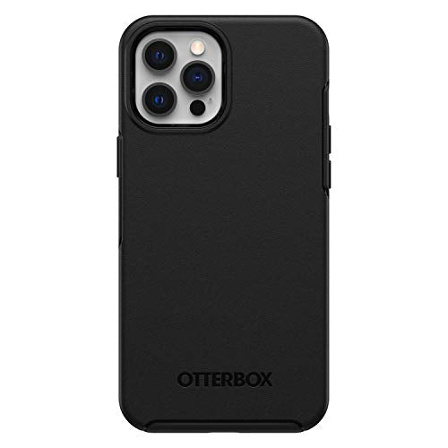 OtterBox Symmetry Series - Pro Pack - back cover for mobile phone - black - for Apple iPhone 12 Pro Max