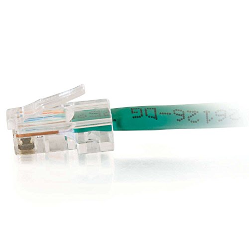 C2G Cat5e Non-Booted Unshielded (UTP) Network Patch Cable - Patch cable - RJ-45 (M) to RJ-45 (M) - 3 m - UTP - CAT 5e - stranded, uniboot - green