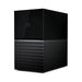 WD My Book Duo WDBFBE0240JBK - Hard drive array - 24 TB - 2 bays - HDD 12 TB x 2 - USB 3.1 Gen 1 (external)