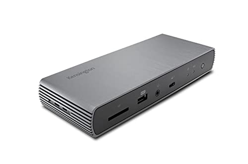 Kensington SD5700T Thunderbolt 4 Dual 4K Docking Station with 90W Power Delivery - Docking station - Thunderbolt 4 - 4 x Thunderbolt - GigE - Europe